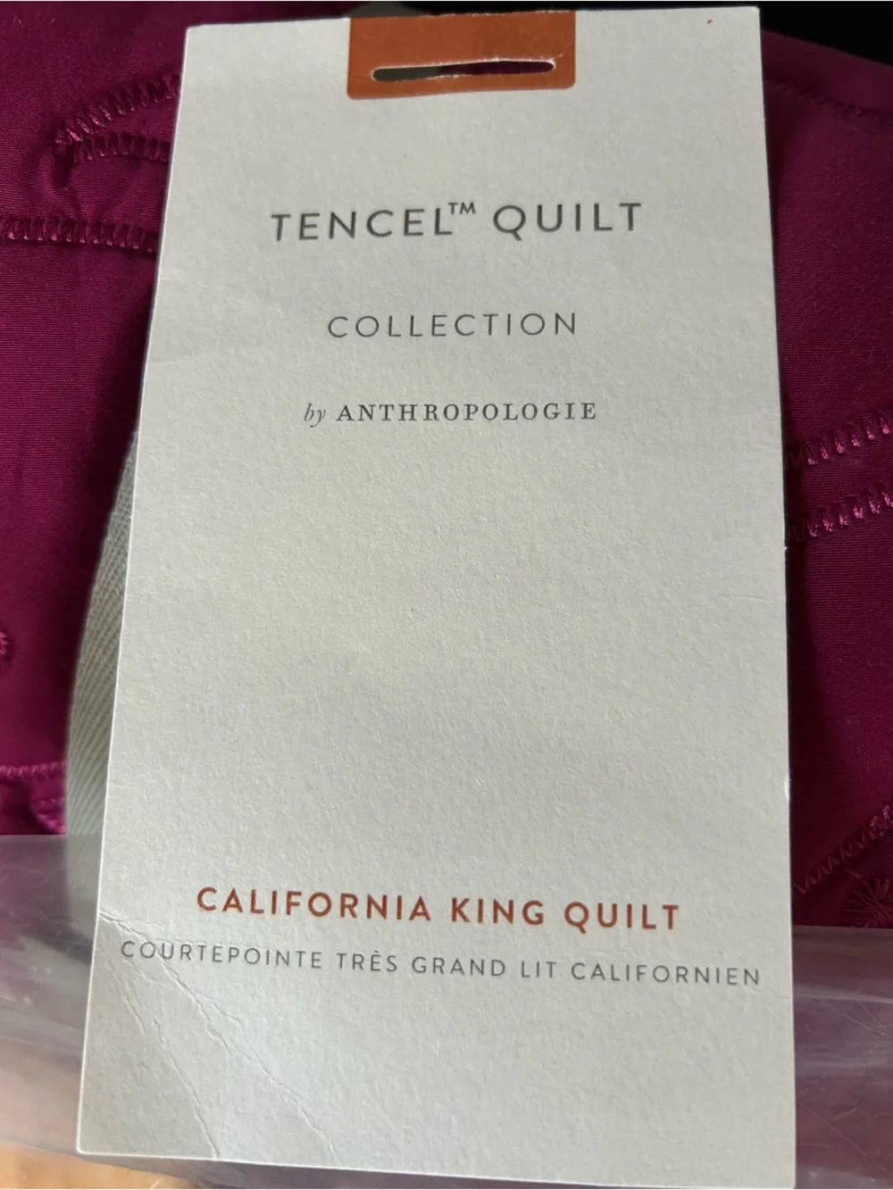 From Anthropologie Tencel by ShAM Euro Sham Pillow Cover - Magenta